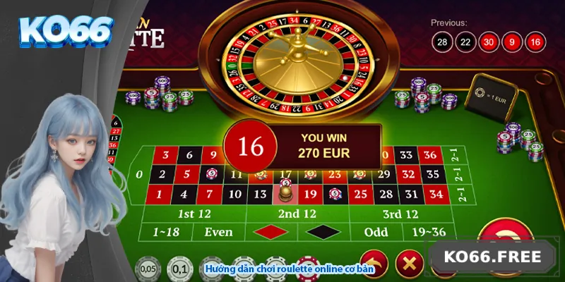 Hướng dẫn chơi roulette online cơ bản