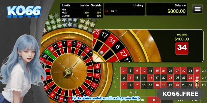 Lý do nhiều roulette online được yêu thích