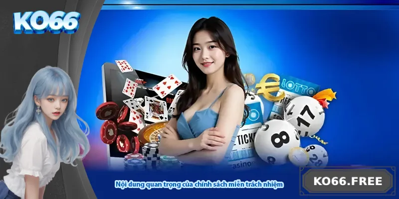 Nội dung quan trọng của chính sách miễn trách nhiệm