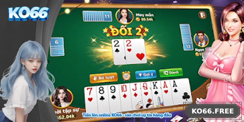 Tiến lên online KO66 - sân chơi uy tín hàng đầu