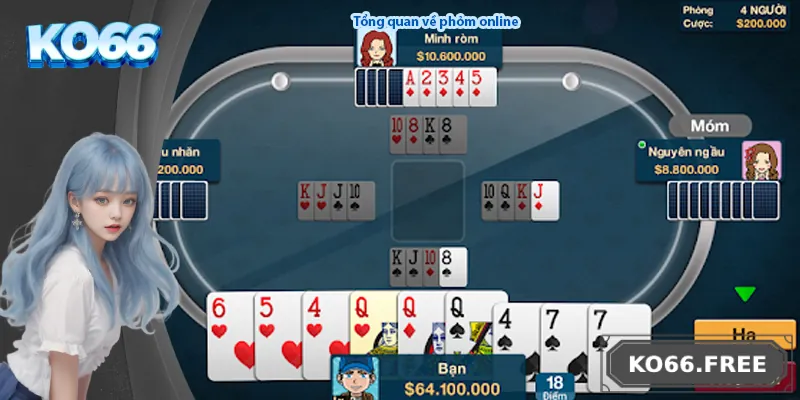 Tổng quan về phỏm online