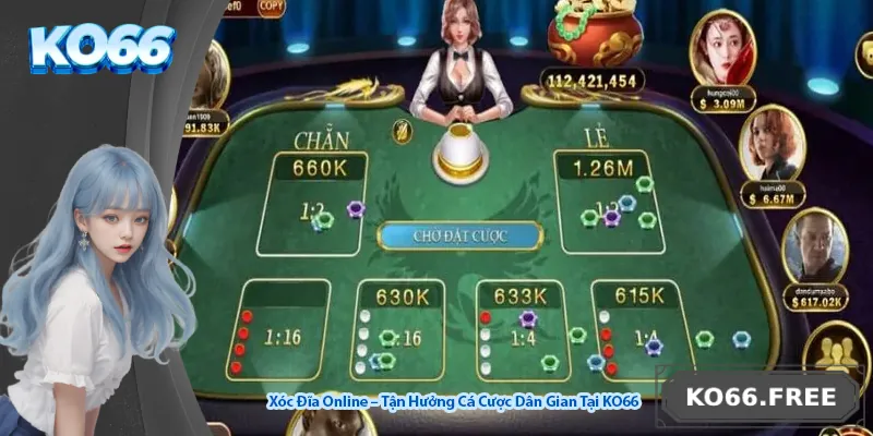 Xóc Đĩa Online – Tận Hưởng Cá Cược Dân Gian Tại KO66